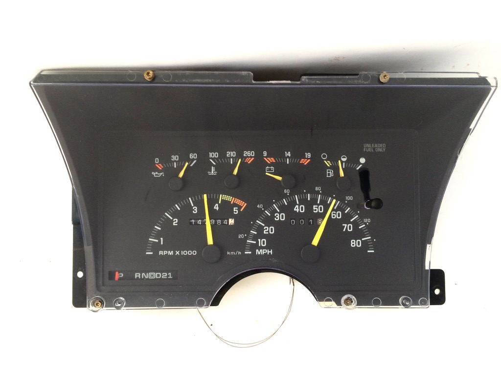 Instrument Dash Cluster Chevy GMC 9293 Silverado Sierra Suburban